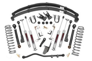 Jeep Cherokee Suspension Lift Kit - Front + Rear - Rough Country - 6.5 Inch X-Series N3 - '85-'01